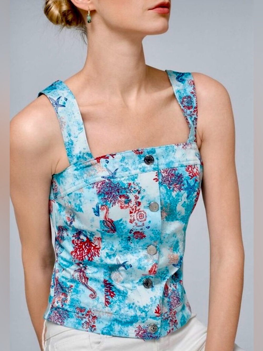White House Black Market Summer Top, Bodice, Halter, NWT, Size 6